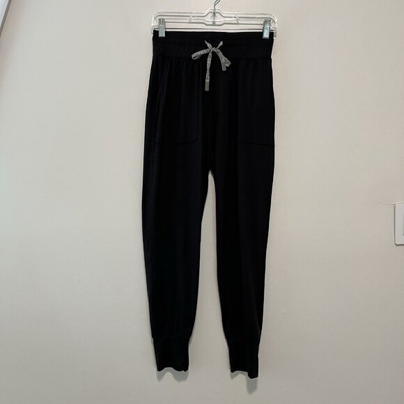 Varley Parkhurst Black Jogger Pants in Fluid Stretch‎ Jersey Size Small - Picture 3 of 14